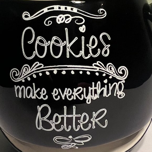 Vintage Avon COOKIES MAKE EVERYTHING BETTER Ceramic Mug ~ Built-in Cookie Holder - Picture 5 of 7